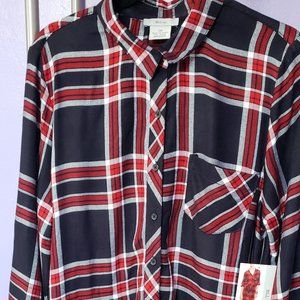 BLL nyc - Red Flannel Dress